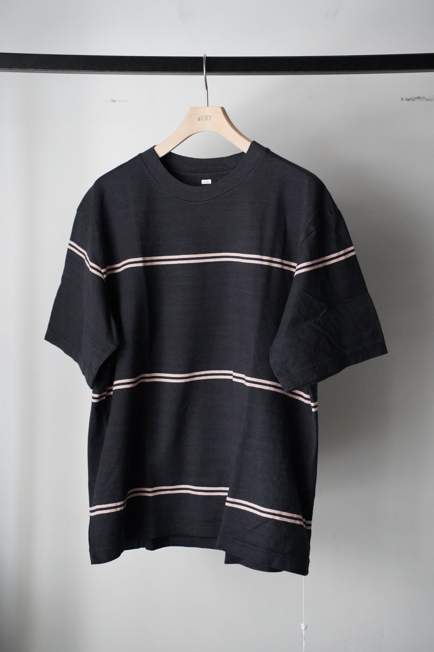 MEN blurhms/ブラーム C/NAPP BORDER PLAIN TEE