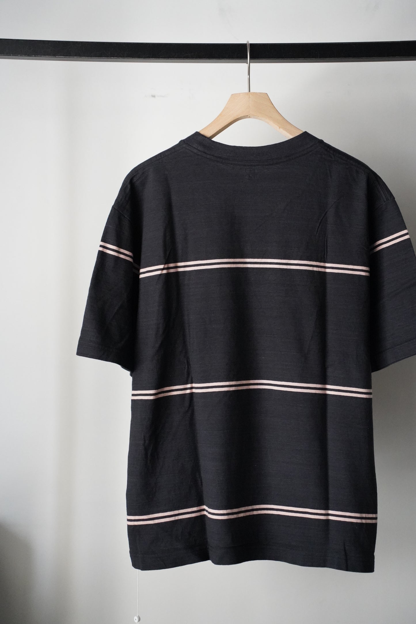 MEN blurhms/ブラーム C/NAPP BORDER PLAIN TEE