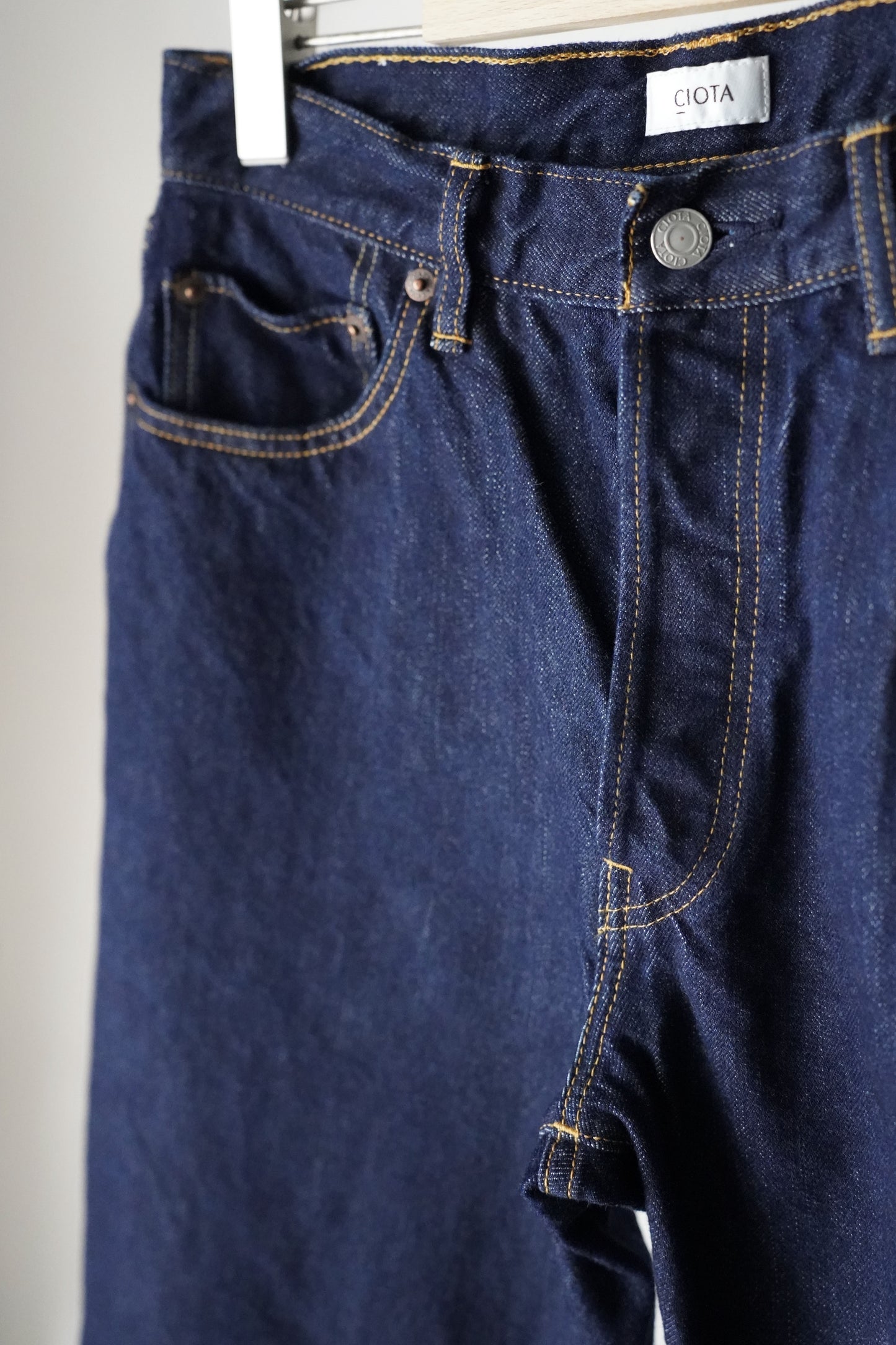 MEN CIOTA/シオタ 本藍 スビンコットン 13,5oz ストレートデニム