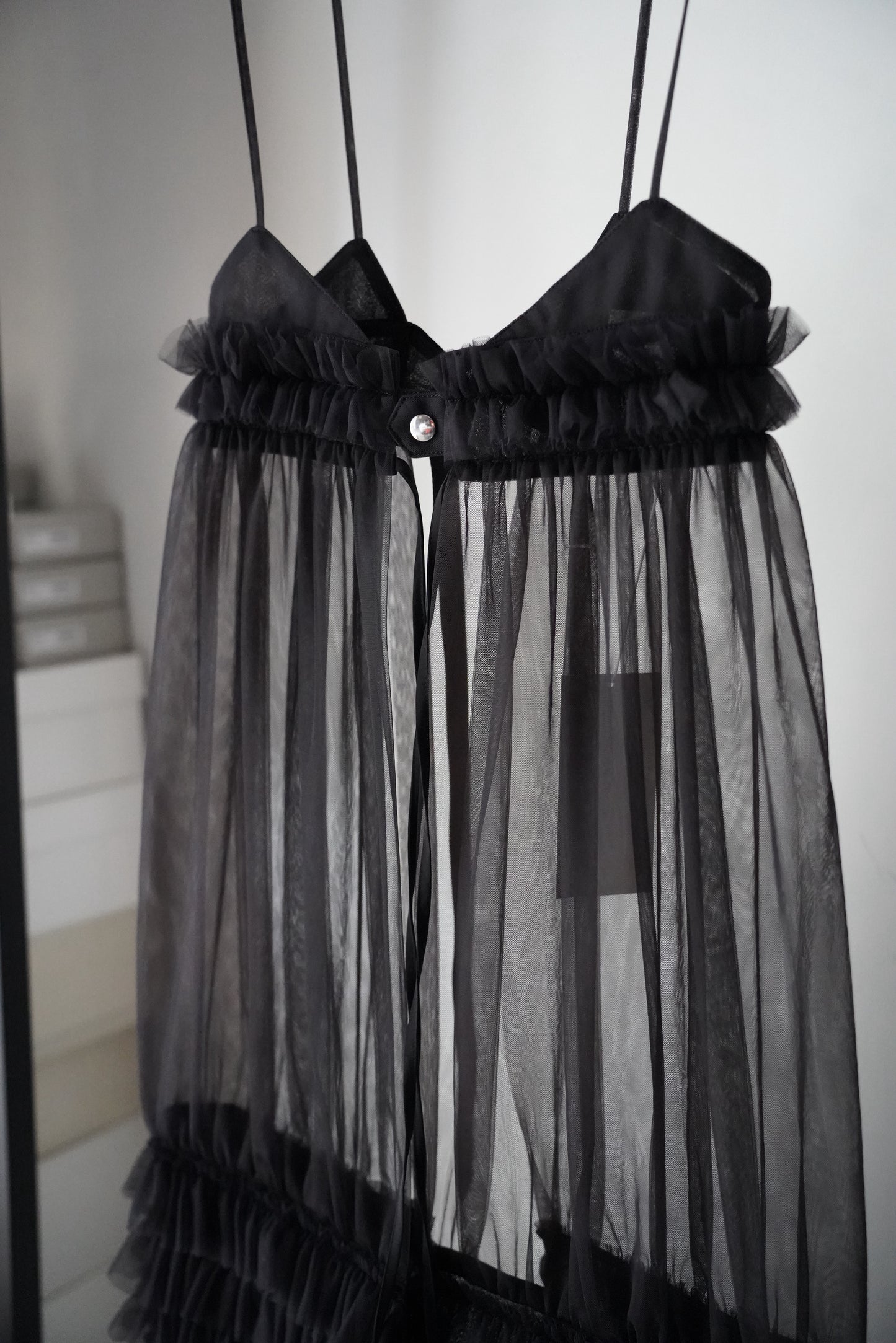 WOMEN RYU KAGA Commerbund tulle skirt