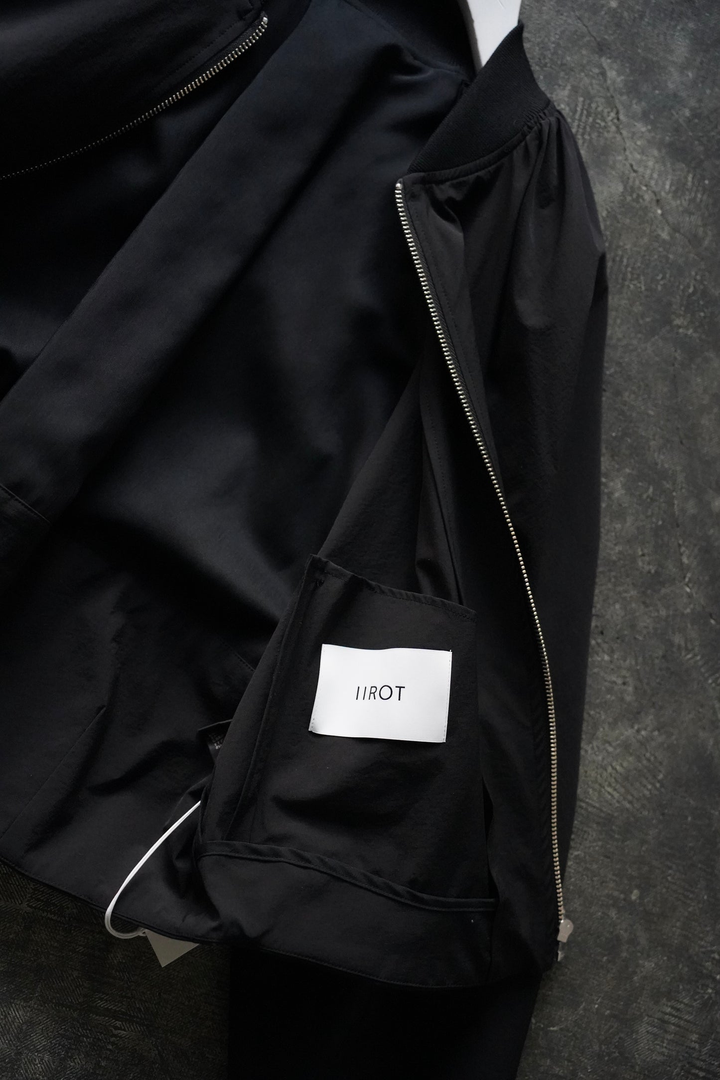 WOMEN IIROT/イロット Nylon Cotton Bomber