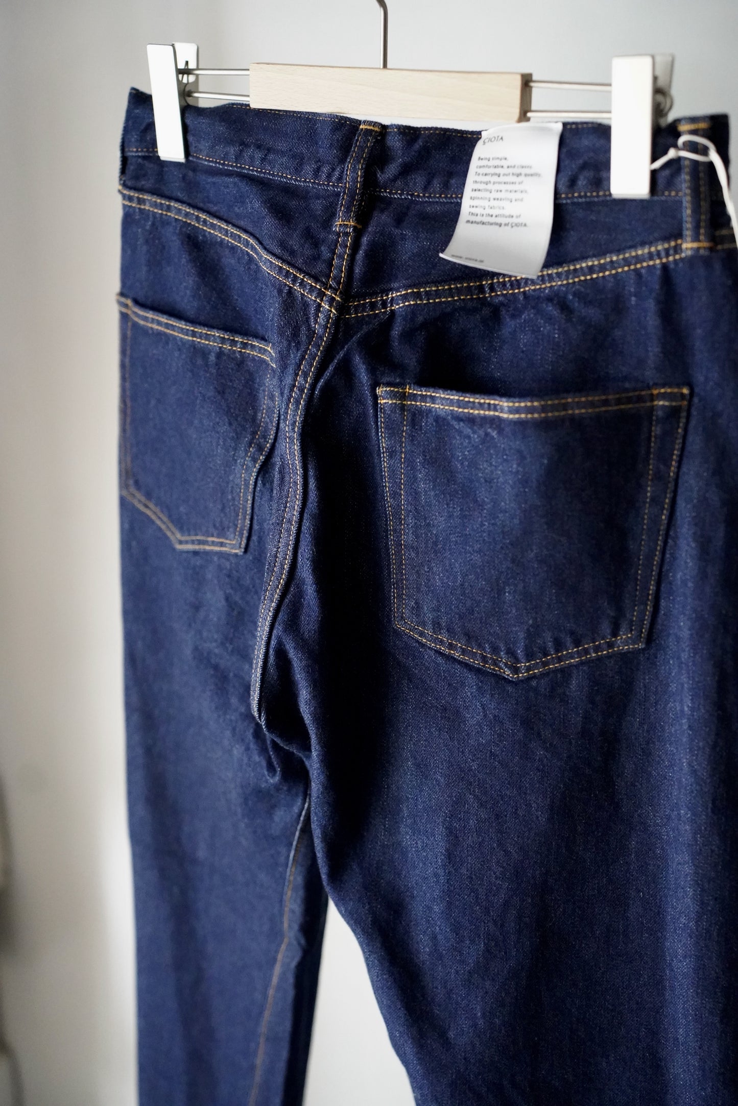 MEN CIOTA/シオタ 本藍 スビンコットン 13,5oz ストレートデニム