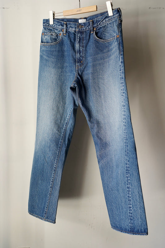 MEN CIOTA/シオタ Tapered 5 Pocket Pants MD BLUE-D