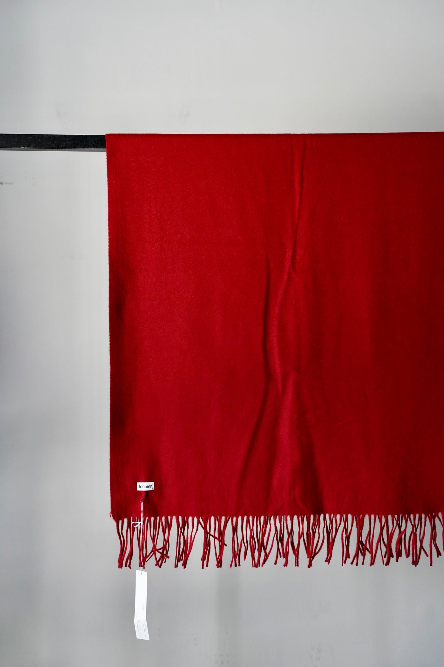 MEN/WOMEN loomer ルーマー Lambs Wool Plain Stole