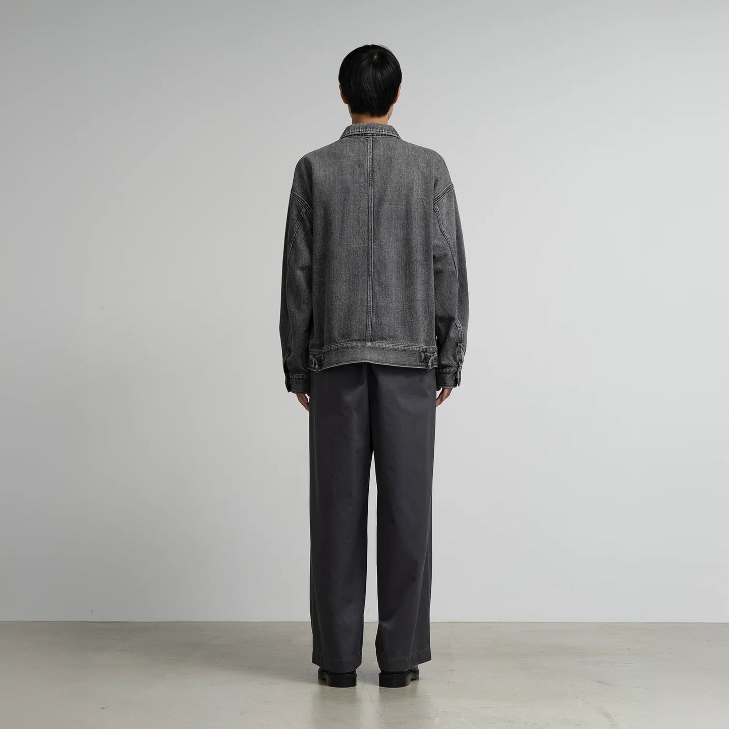 MEN Graphpaper Selvage Denim Zip Jacket / LIGHT FADE