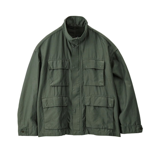 MEN Graphpaper Cotton Cupro Back Satin Military Jacket