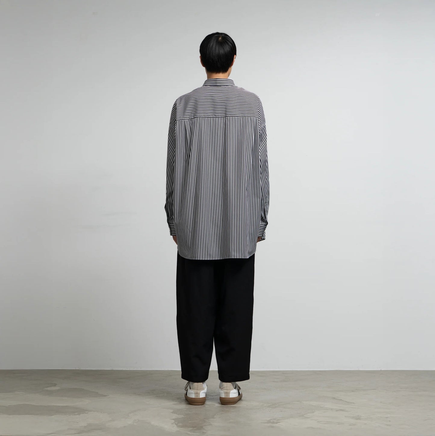 MEN Graphpaper High Count Regular Collar Round Cut Oversized Shirt