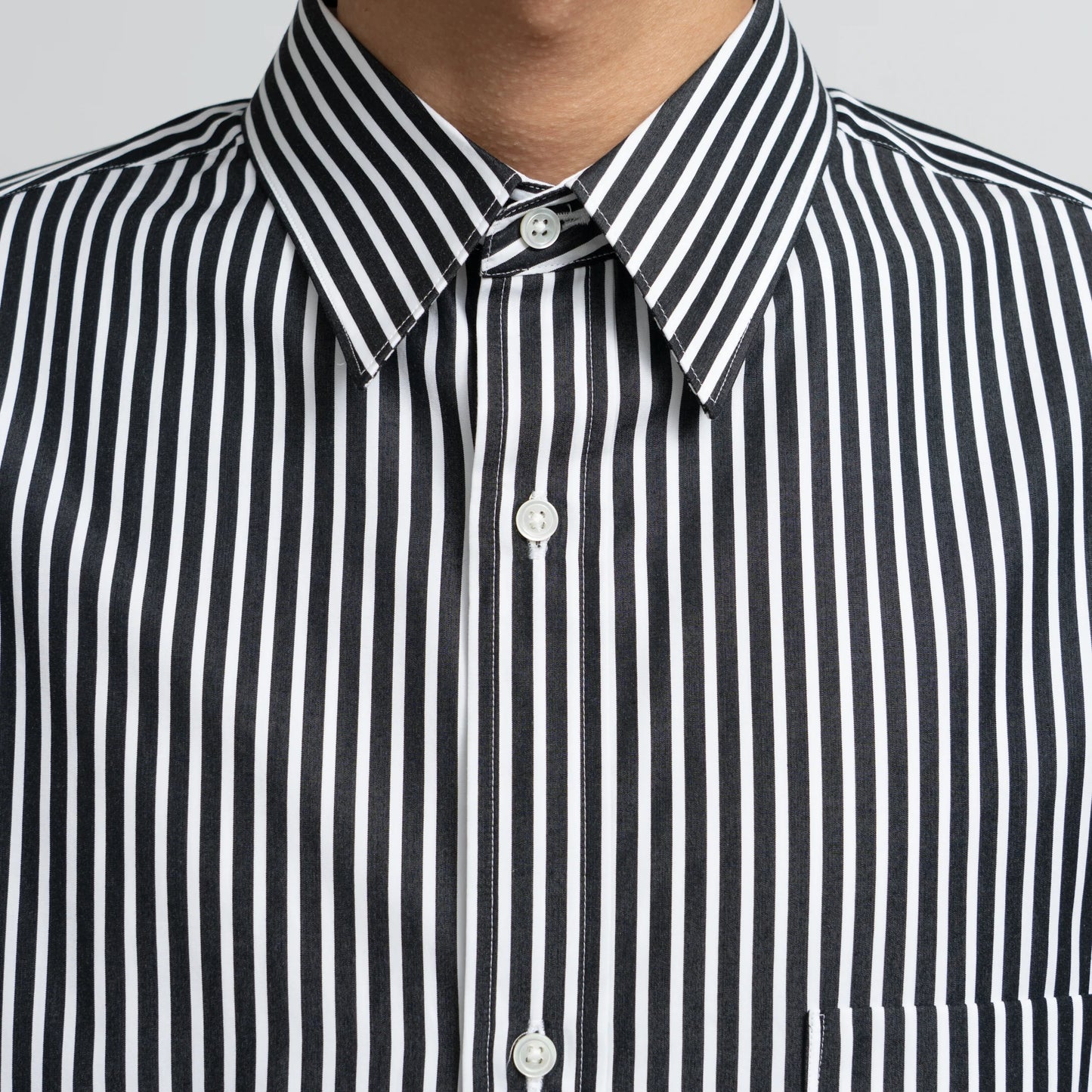 MEN Graphpaper High Count Regular Collar Round Cut Oversized Shirt