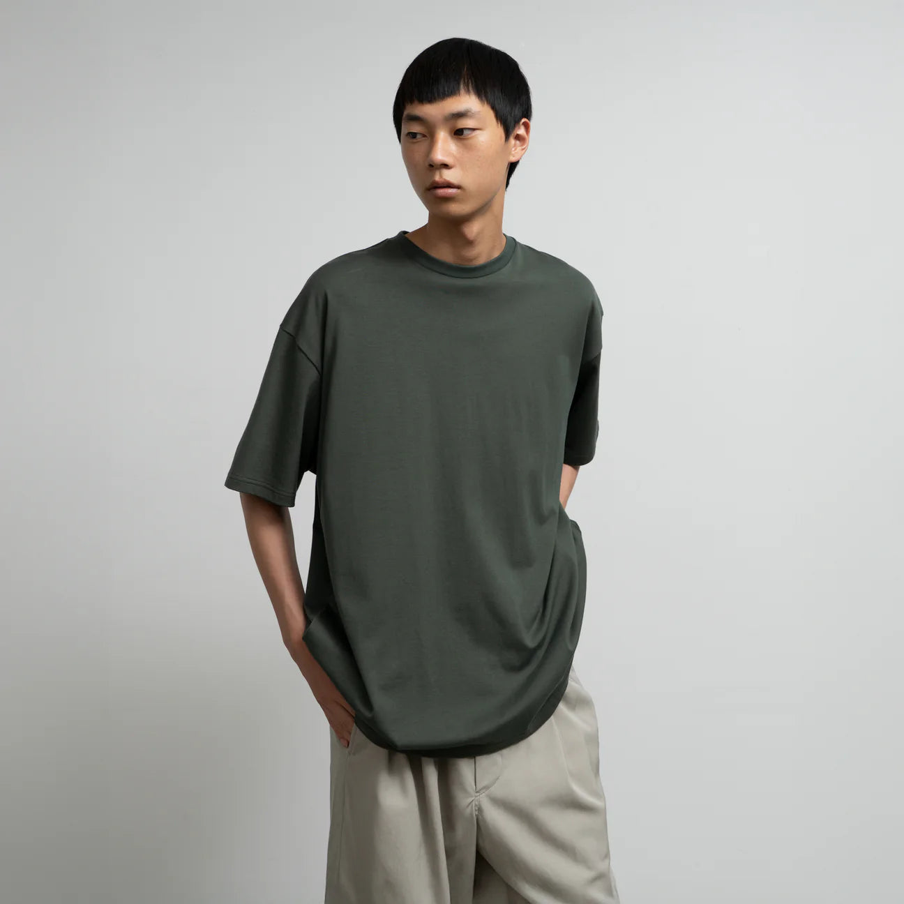 MEN Graphpaper Tri Spun Cotton S/S Oversized Tee