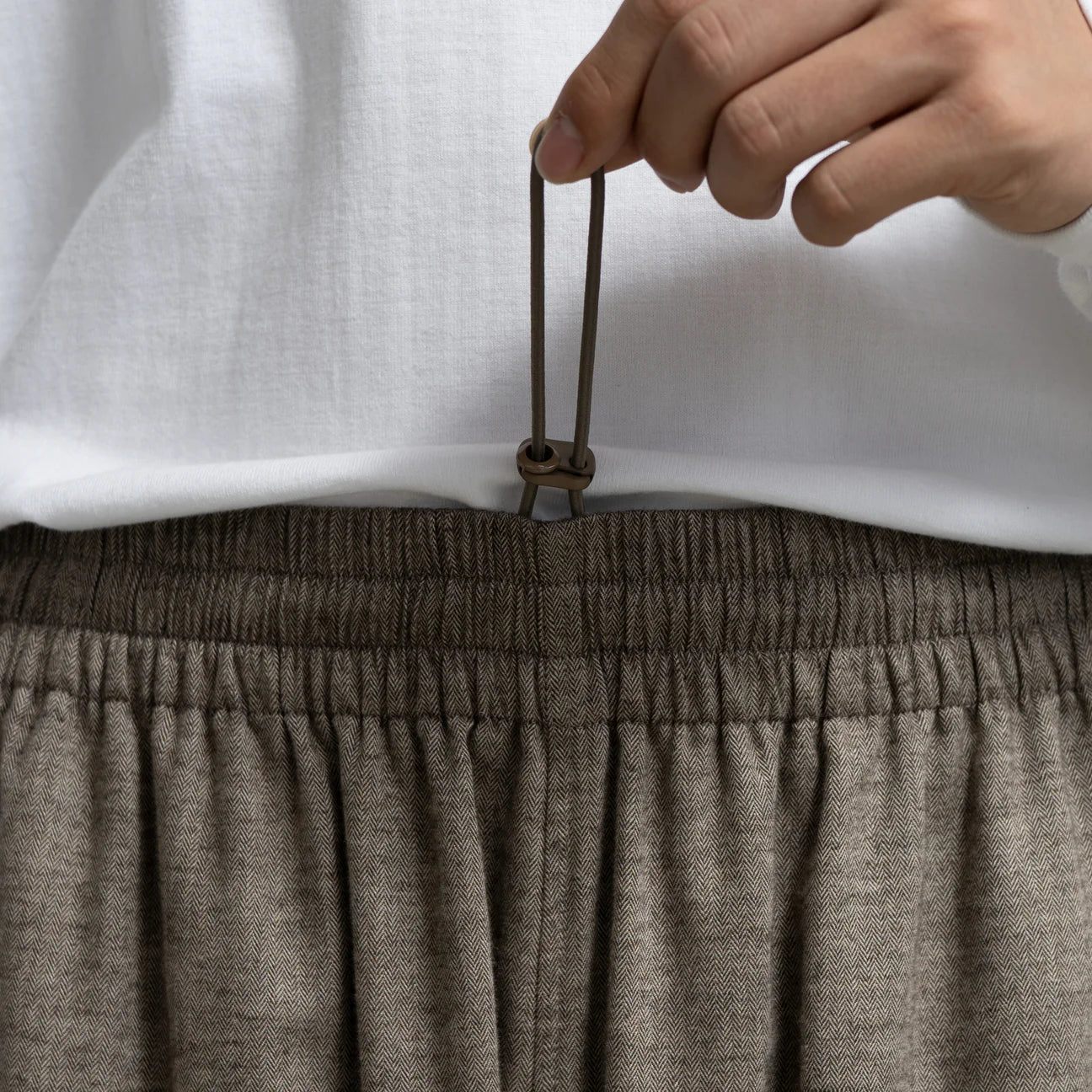 MEN Graphpaper SIDOGRAS Cotton Herringbone Flannel Sleeping Pants