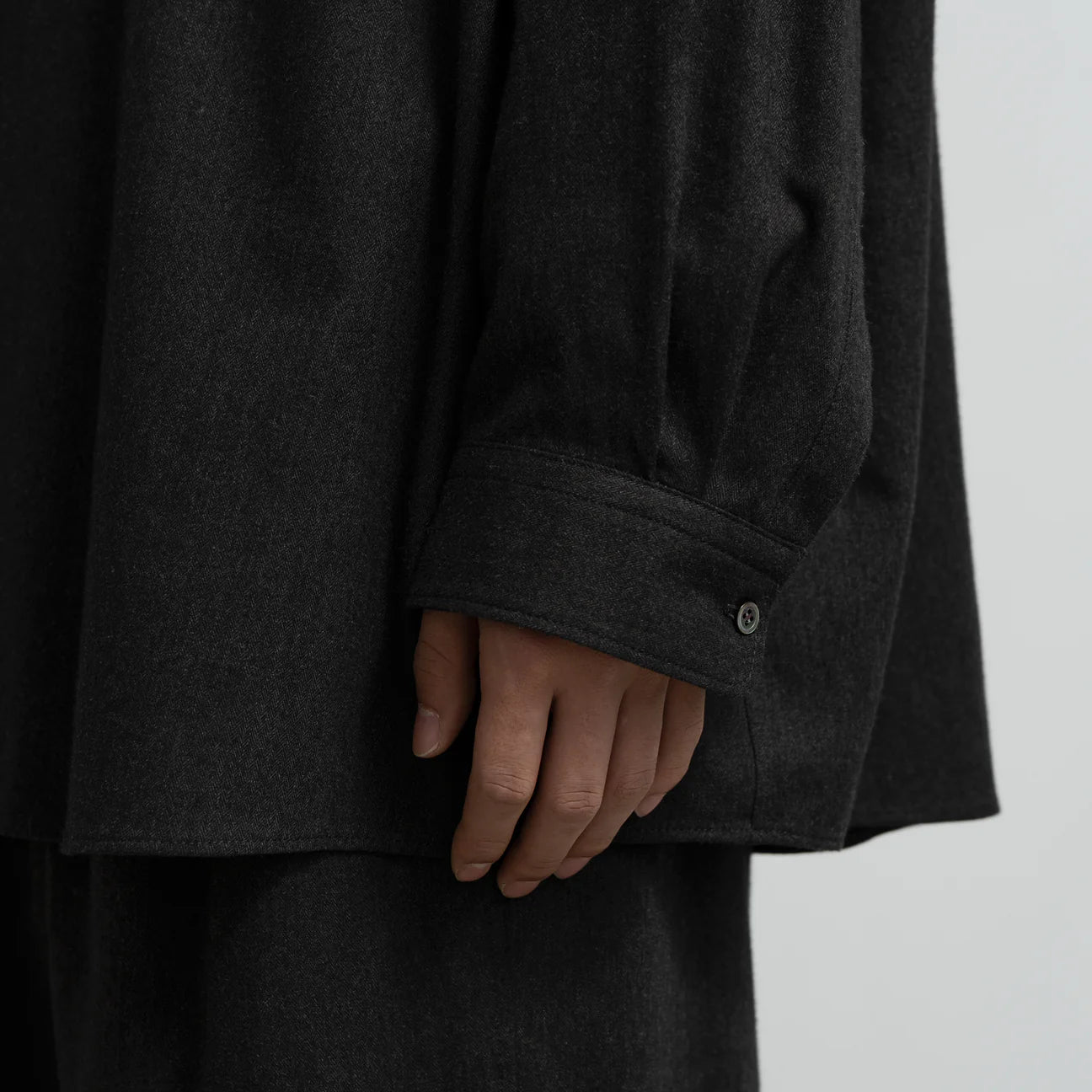 MEN Graphpaper SIDOGRAS Cotton Herringbone Flannel Sleeping Shirt