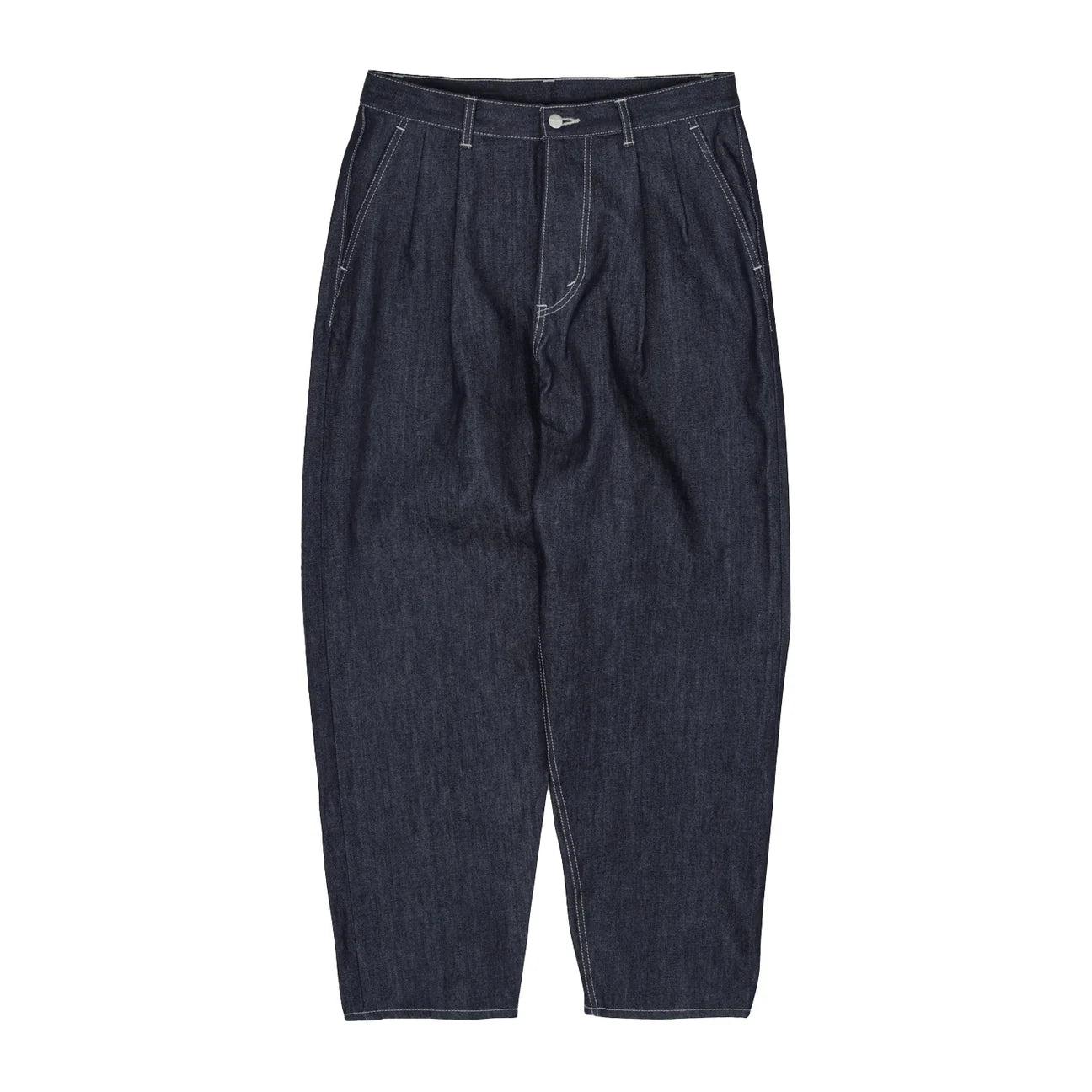 MEN Graphpaper Selvage Denim Two Tuck Tapered Pants INDIGO_RIGID MEN Graphpaper Selvage Denim Two Tuck Tapered Pants INDIGO_RIGID