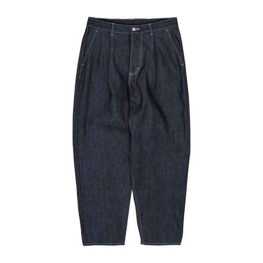 MEN Graphpaper Selvage Denim Two Tuck Tapered Pants INDIGO_RIGID
