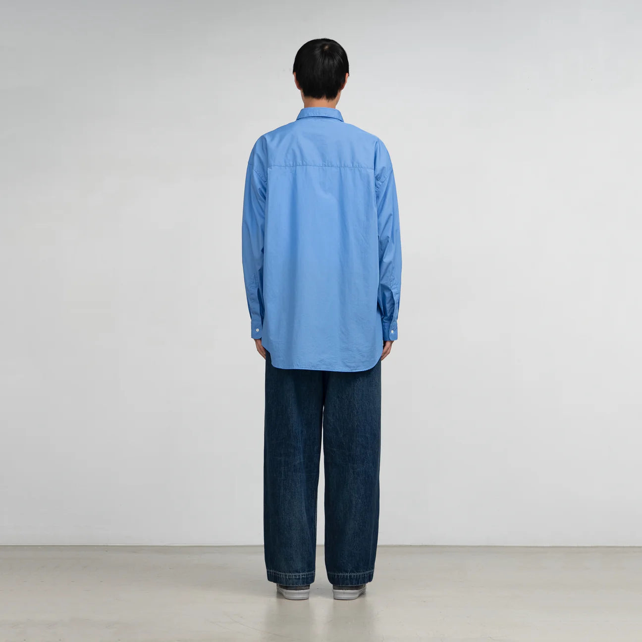 MEN Graphpaper Selvage Denim Belted Pants-INDIGO_DARK FADE-