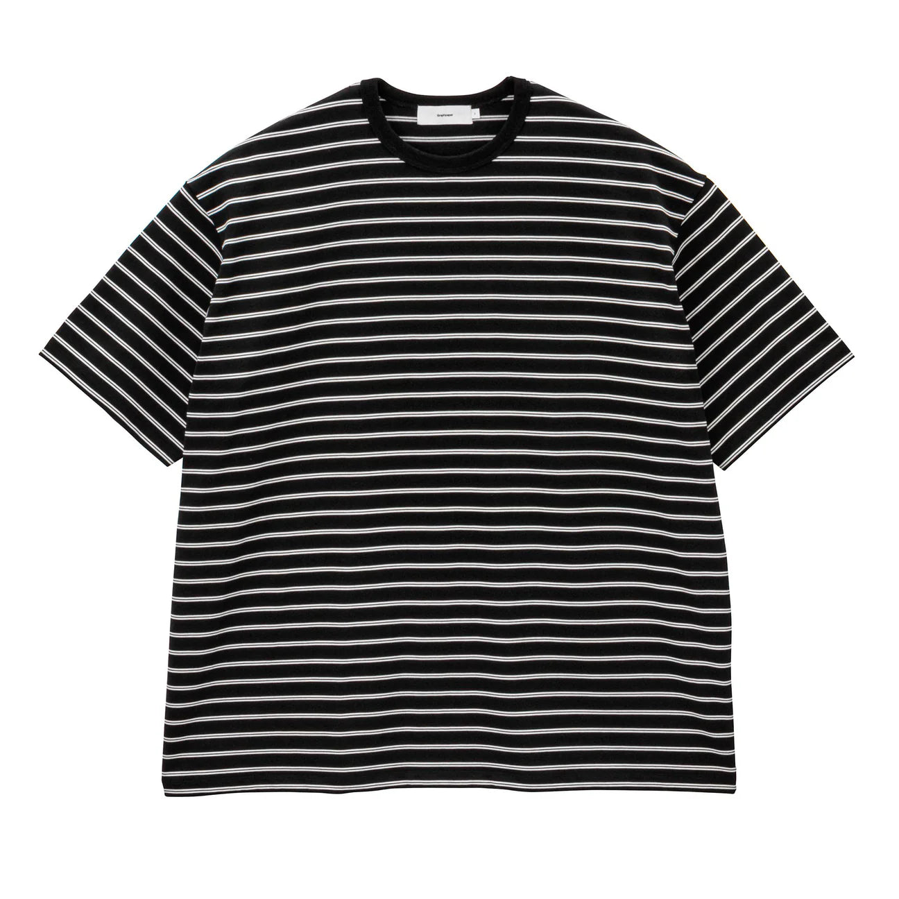 MEN Graphpaper Tri Spun Border S/S Tee
