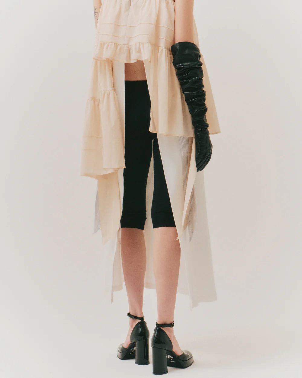 WOMEN RYU KAGA Cotton voile tiered camisole