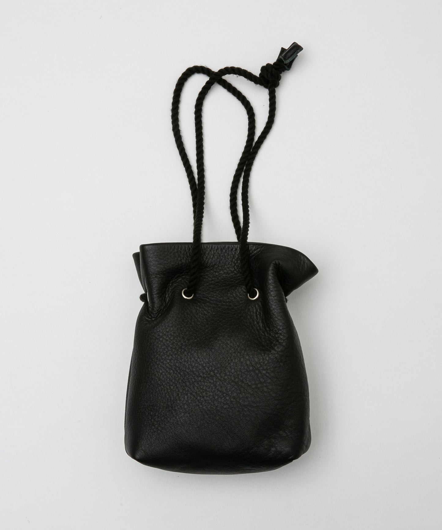 MEN/WOMEN 20/80 トゥエンティーエイティー SHRINK LEATHER SQUARE GASSAI BAG