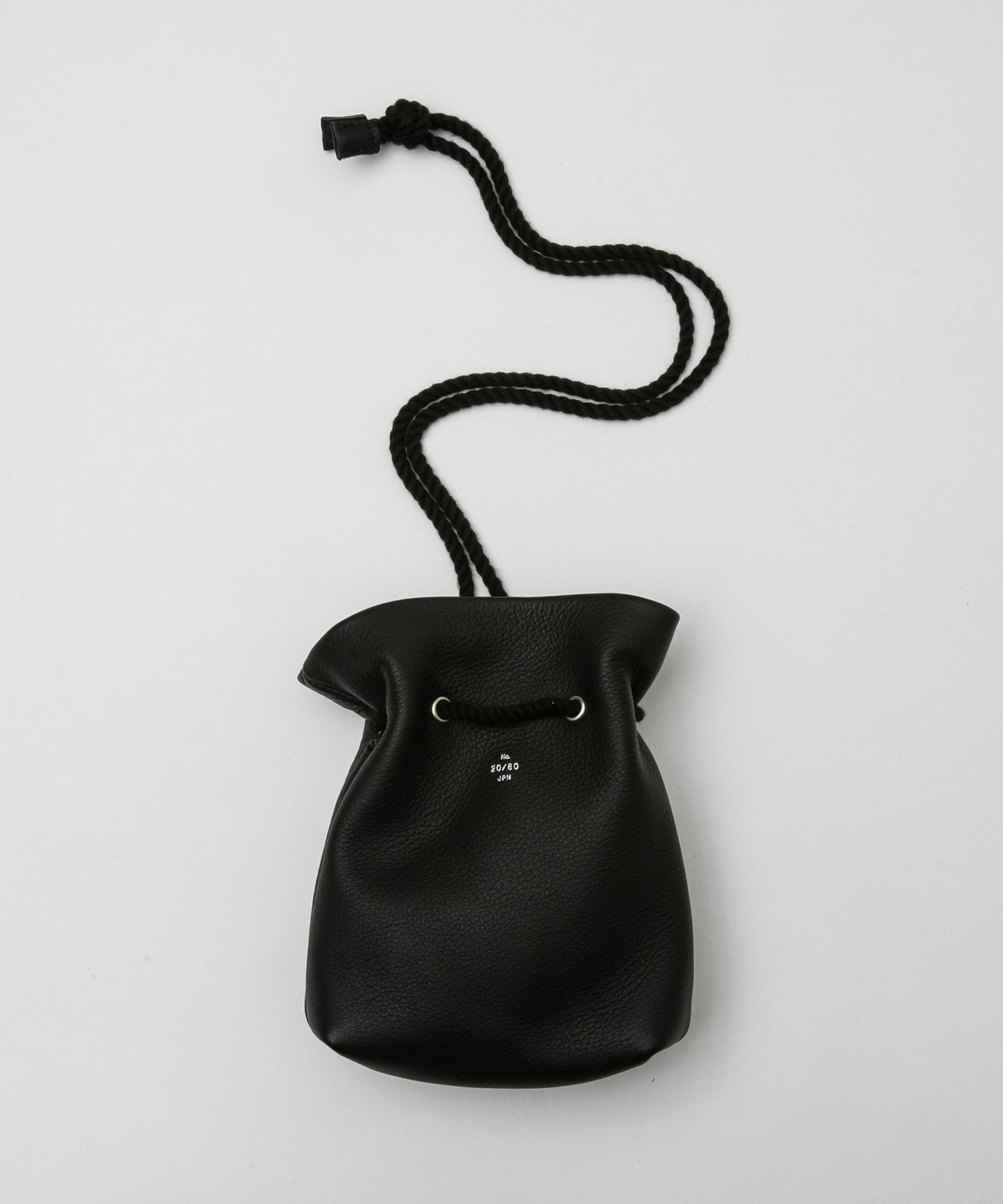 MEN/WOMEN 20/80 トゥエンティーエイティー SHRINK LEATHER SQUARE GASSAI BAG