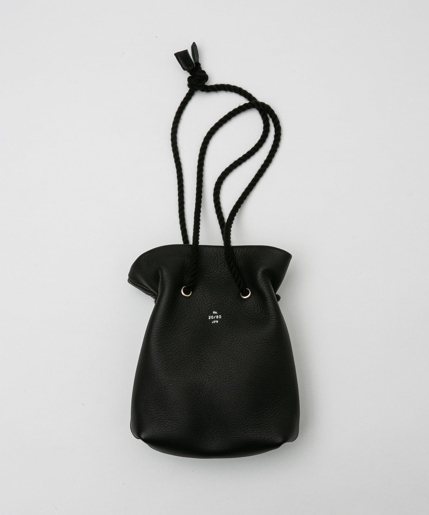 MEN/WOMEN 20/80 トゥエンティーエイティー SHRINK LEATHER SQUARE GASSAI BAG
