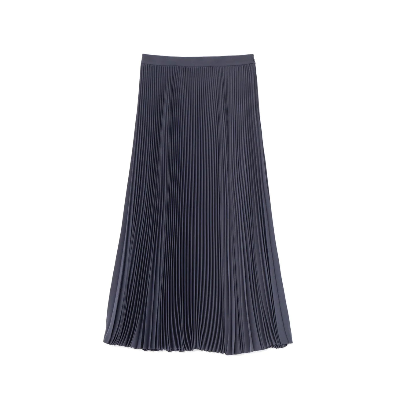 WOMEN　Graphpaper　Satin Pleats Skirt