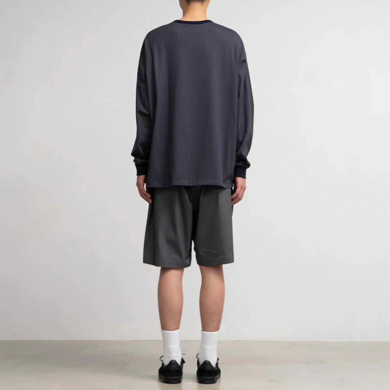 MEN Graphpaper Narrow Border L/S Tee