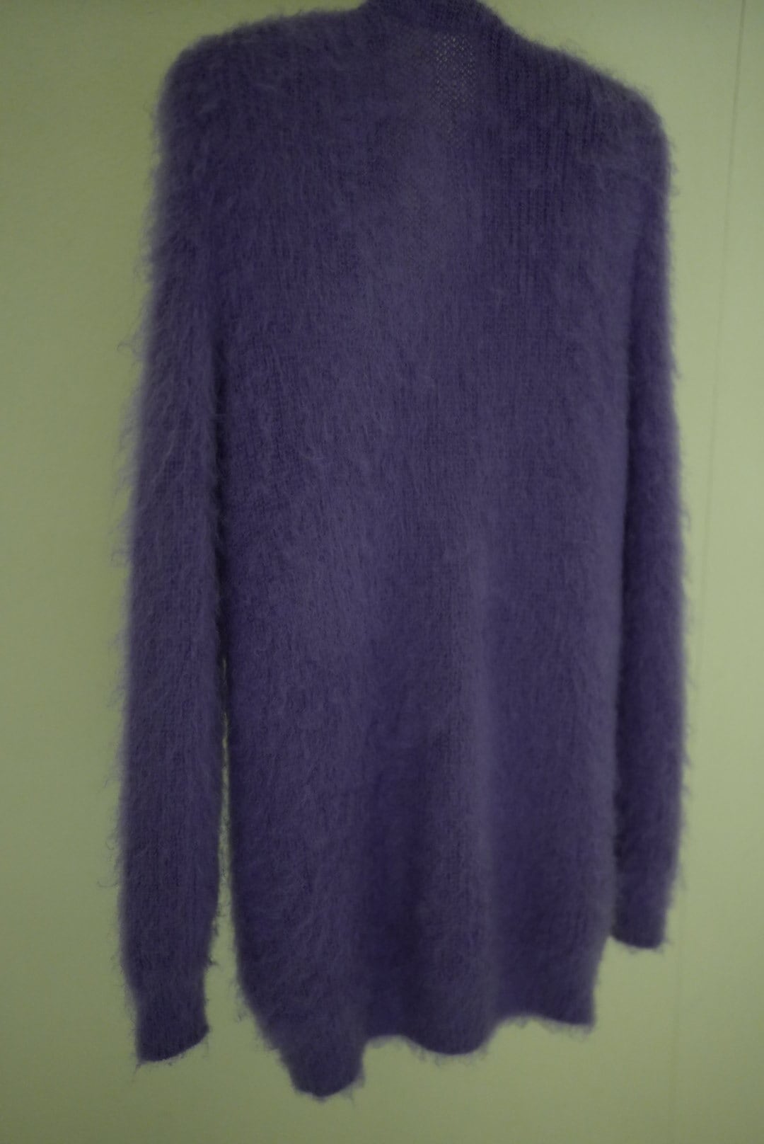WOMEN MOON TREE PLANET Mohair Cardigan purple