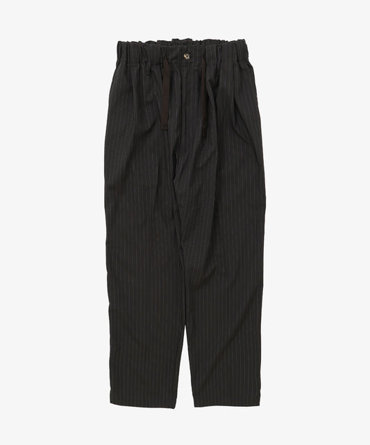 MEN sillage/シアージ baggy trousers black stripe twill