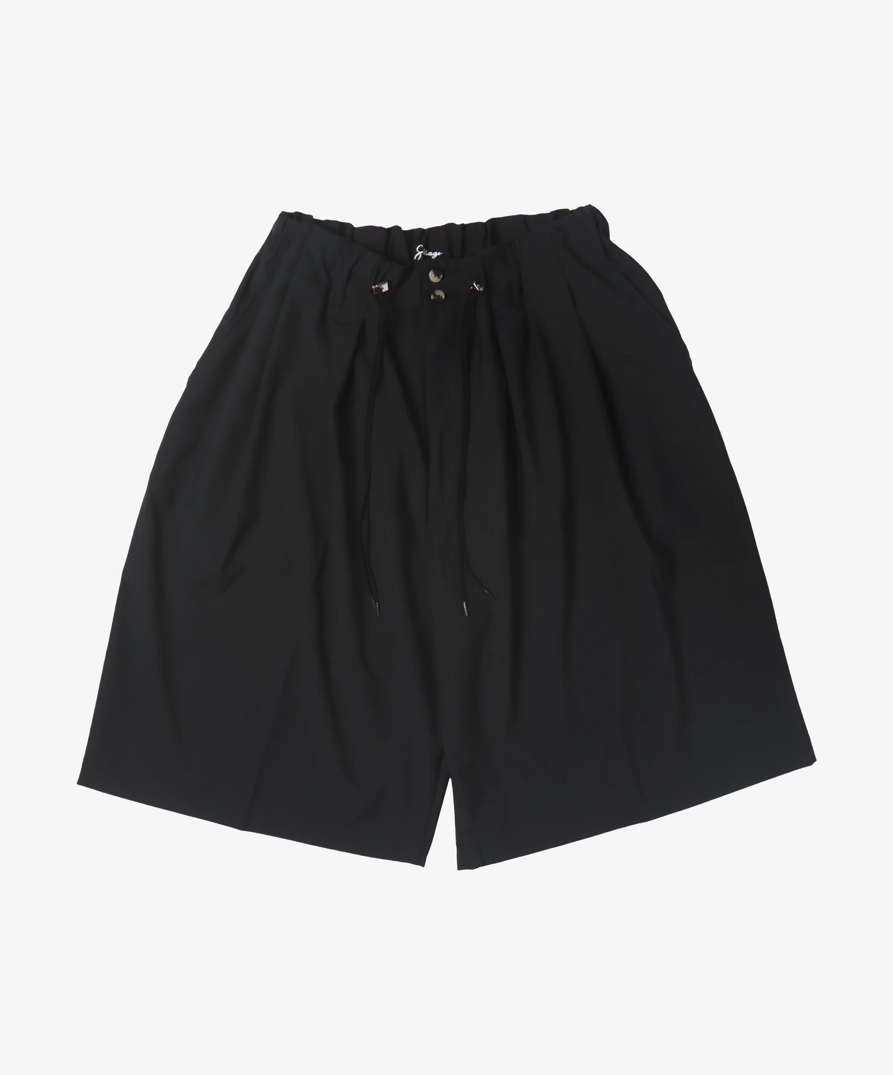 MEN sillage/シアージ circular short pants black