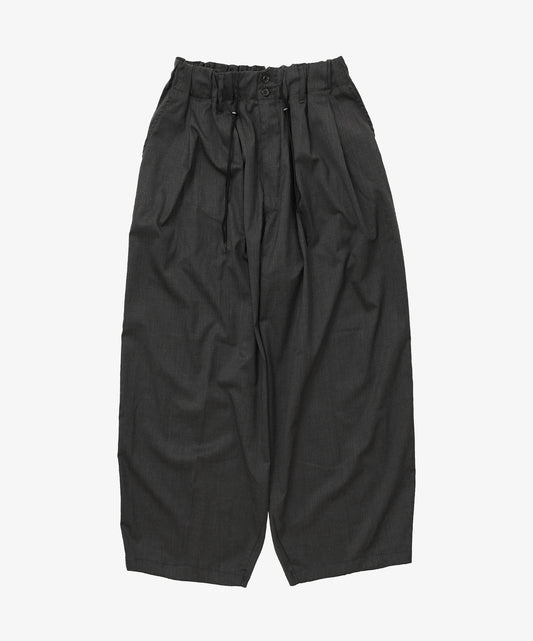 MEN sillage/シアージ circular pants anthracite twill