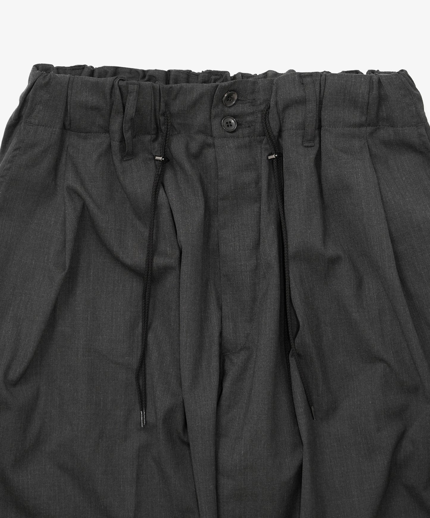 MEN sillage/シアージ circular pants anthracite twill