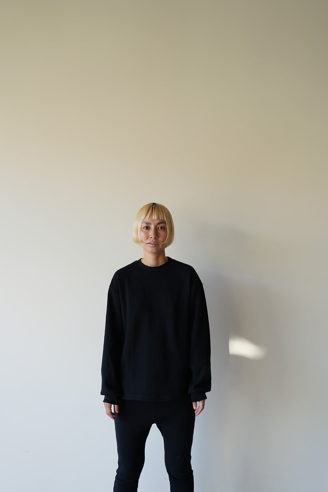 WOMEN MOON TREE PLANET long T black