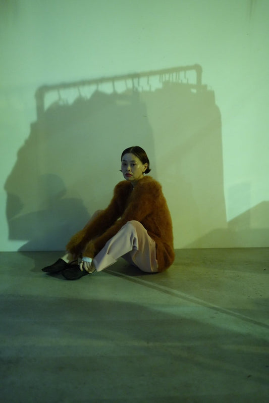 WOMEN MOON TREE PLANET Cord pants pink/black