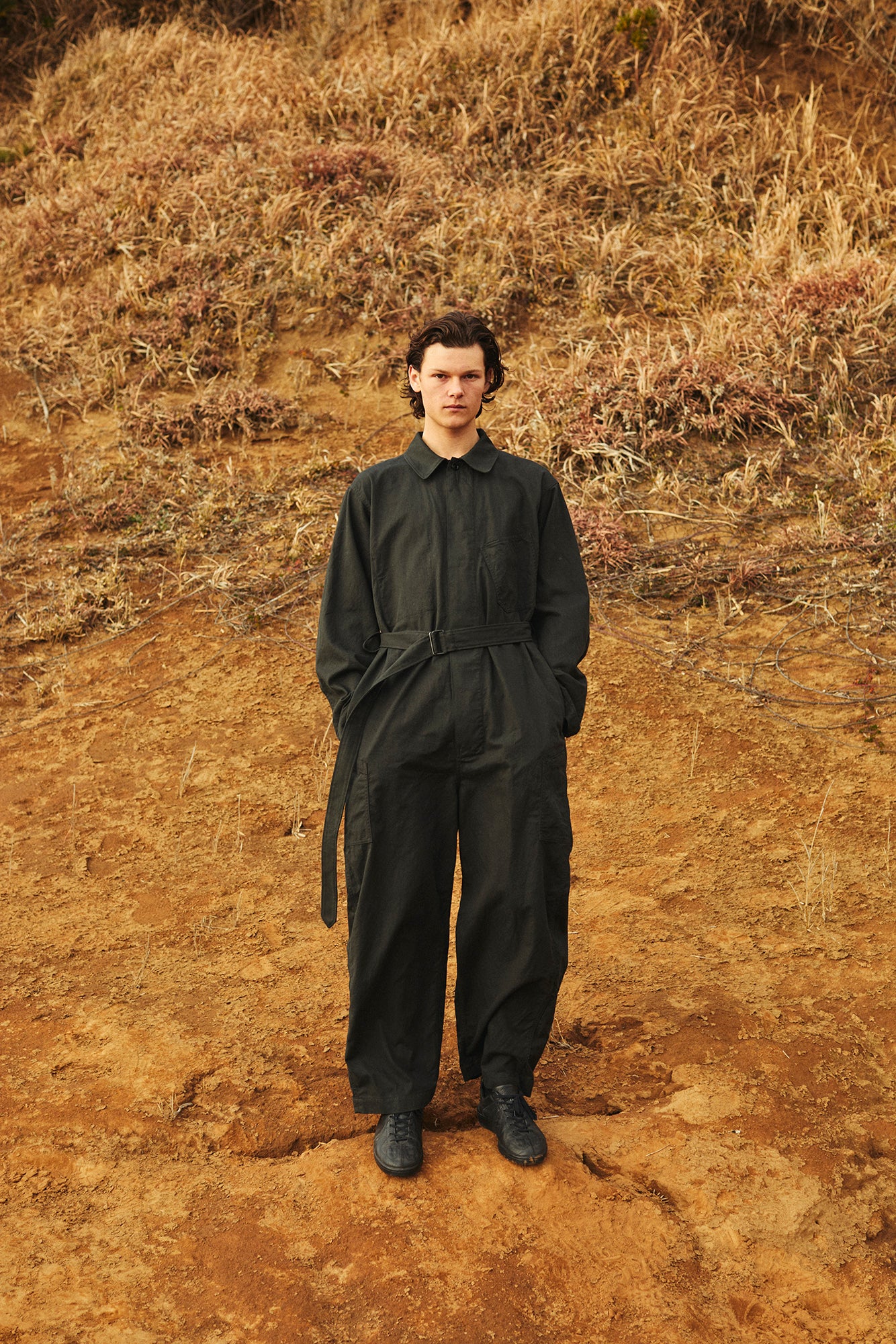 MEN blurhms/ブラーム Cotton Serge All-in-one