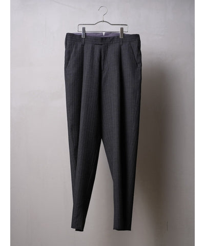 MEN MAATEE & SONS MILITARY SLACKS WOOL VINTAGE STRIPE