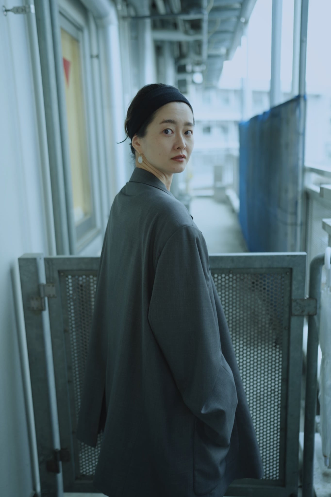 WOMEN TOO jacket HIGH light gray