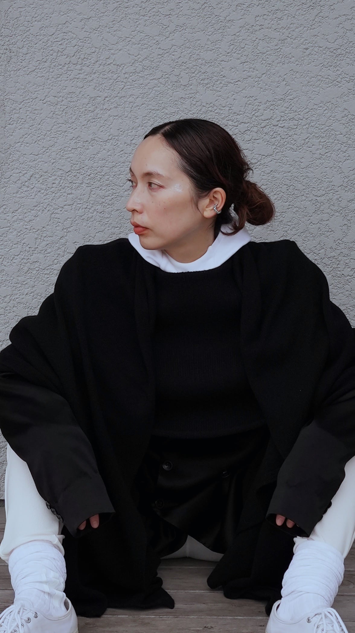 WOMEN MOON TREE PLANET Mantle black