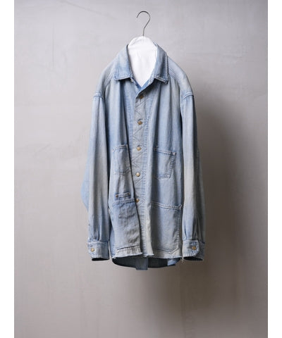 MEN MAATEE & SONS DENIM SHIRTS COVERALL