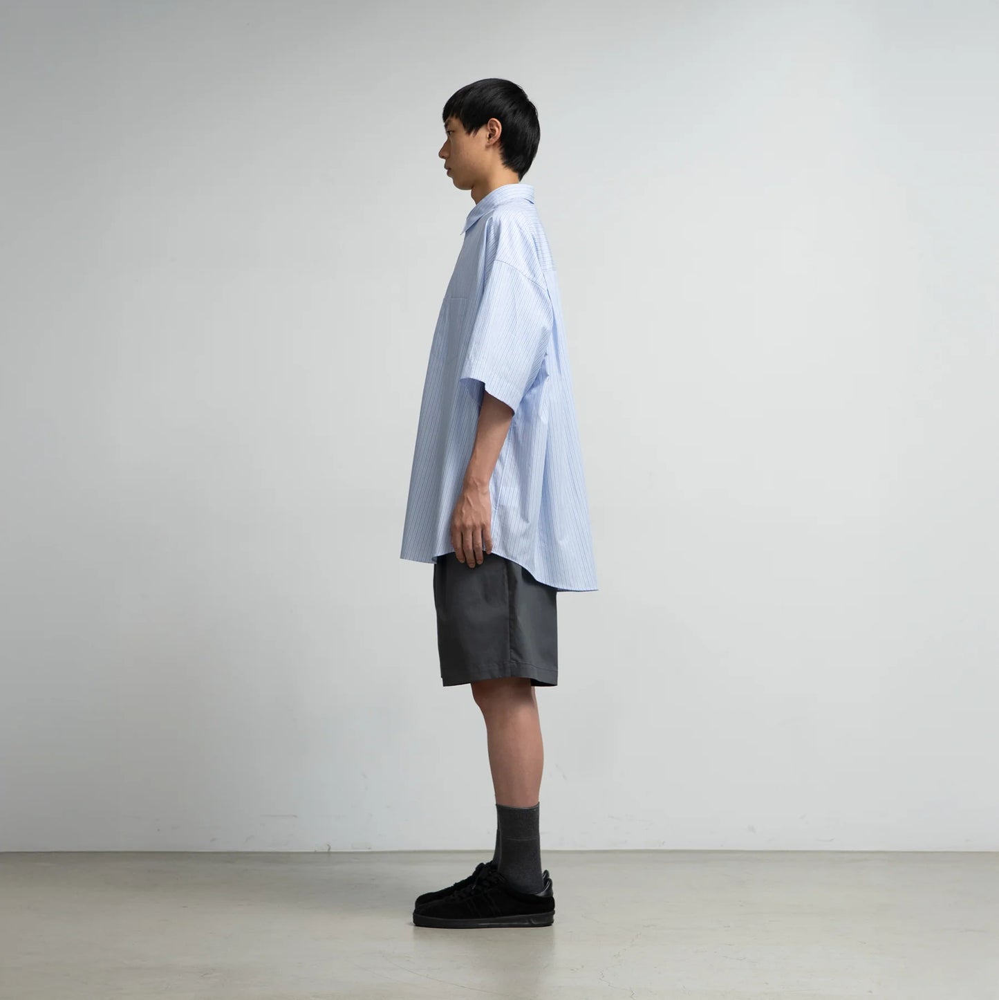 MEN Graphpaper SIDOGRAS S/S Oversized Regular Collar Shirt