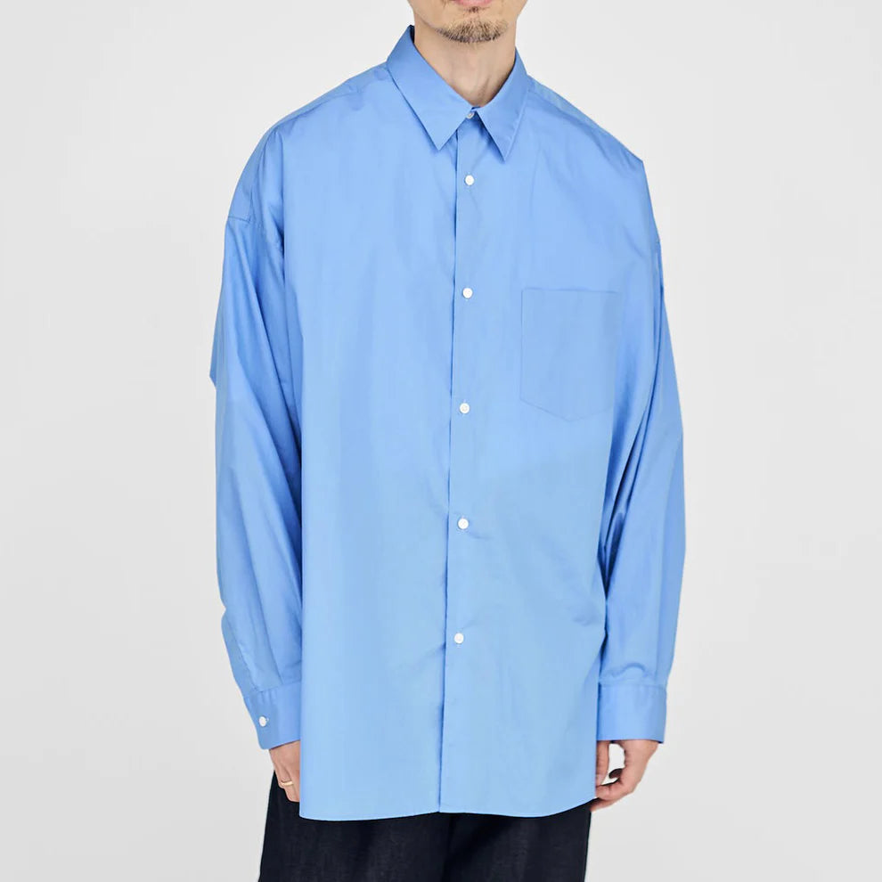 MEN　Graphpaper Broad Regular Collar Oversized Shirt