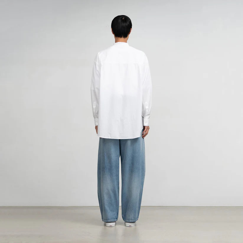 MEN Graphpaper Selvage Denim Two Tuck Tapered Pants INDIGO_LIGHT FADE