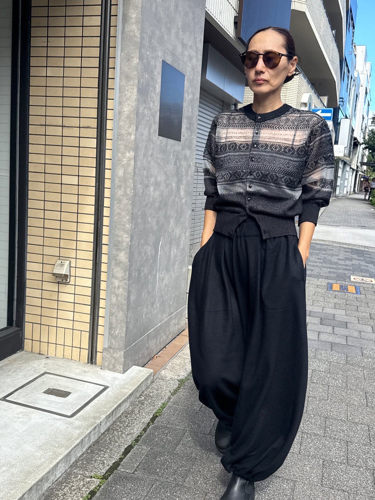WOMEN IIROT/イロット Wool Balloon Trousers