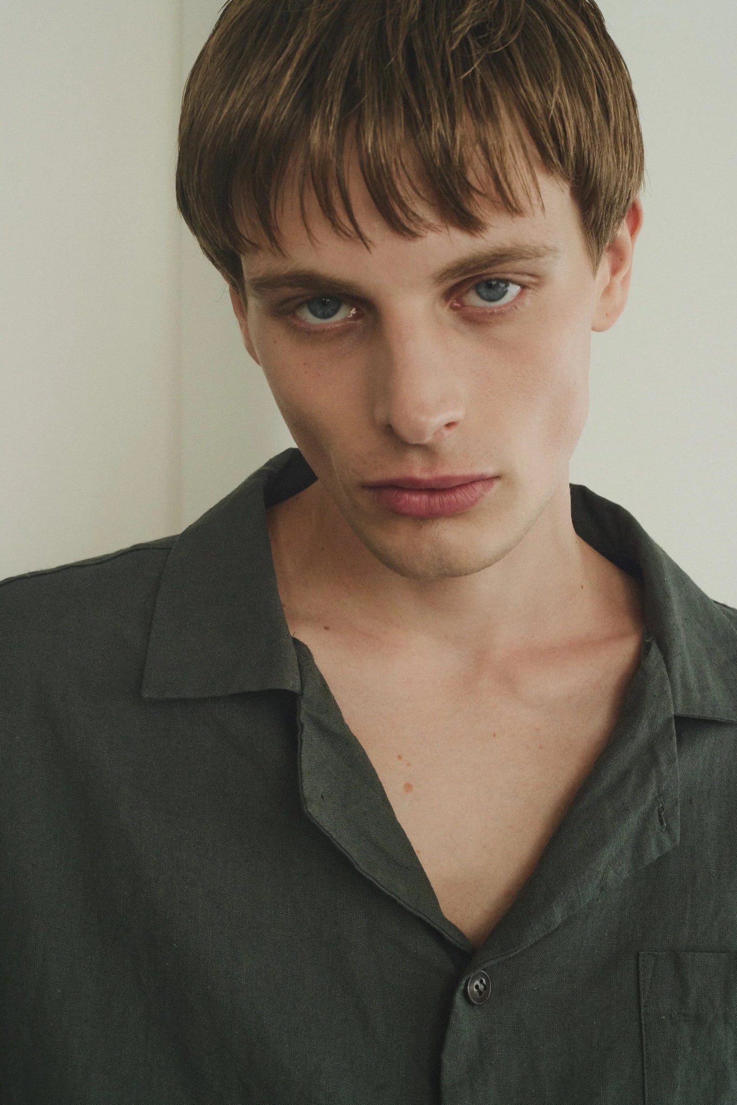 MEN alvana / アルヴァナ LINEN OPEN COLLAR SHIRT