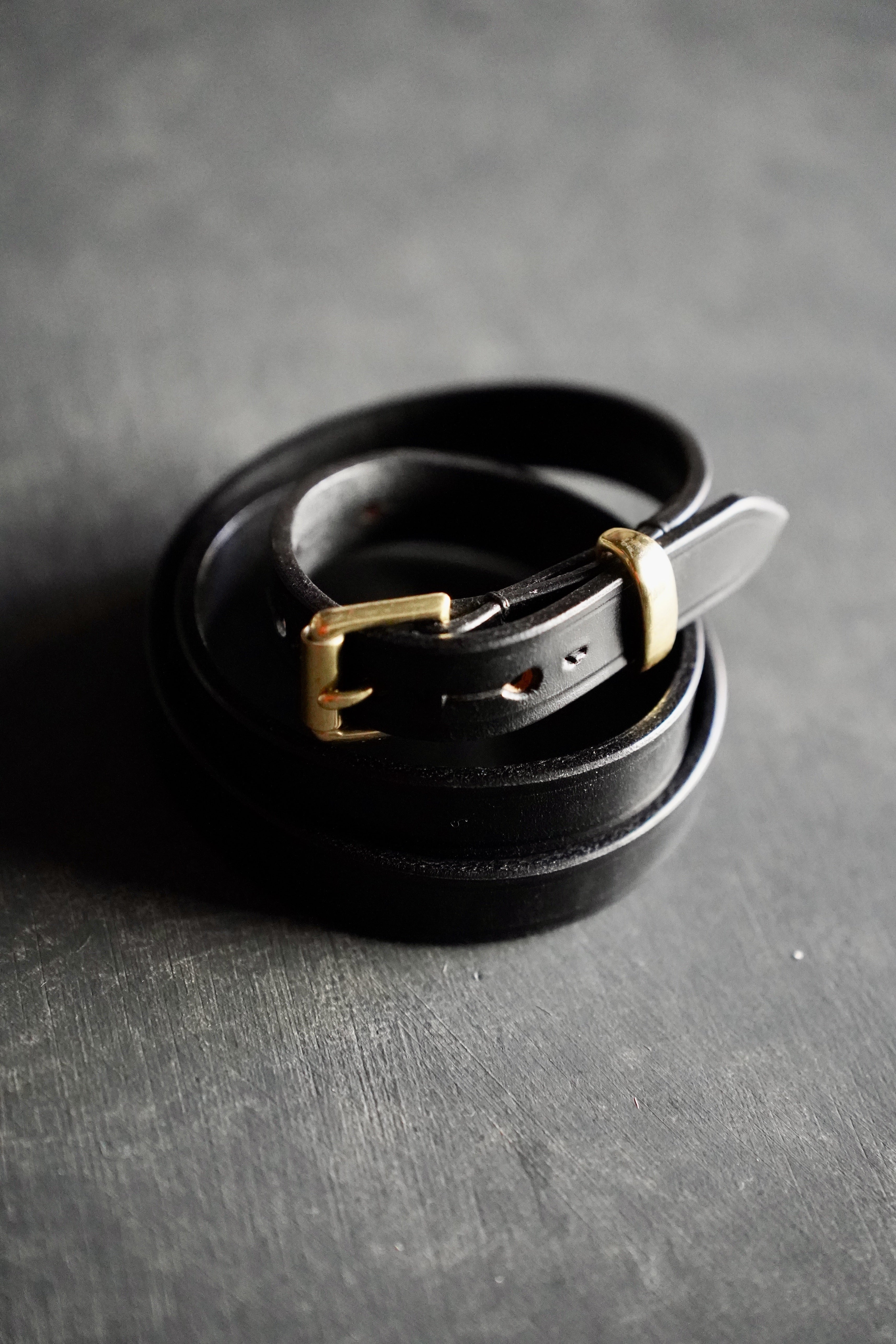 MEN HERALDIC BELTS ヘラルディックベルト 3/4 INCH BRIDLE