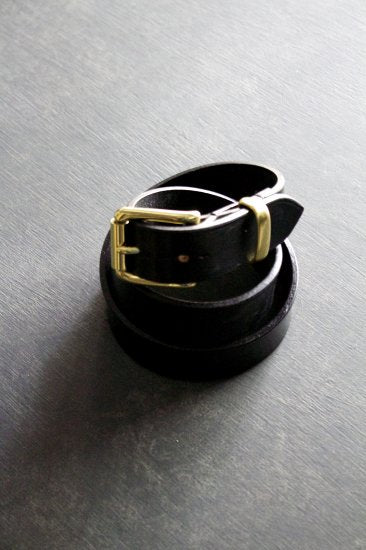 MEN HERALDIC BELTS ヘラルディックベルト 5/4 INCH BRIDLE LEATHER BELT