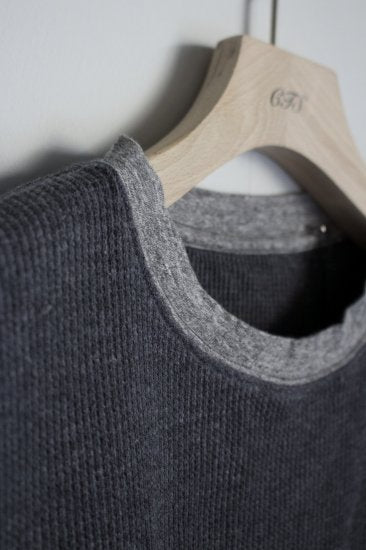 MEN 着もちいい服 F/W FACE N/S THERMAL T-SHIRTS