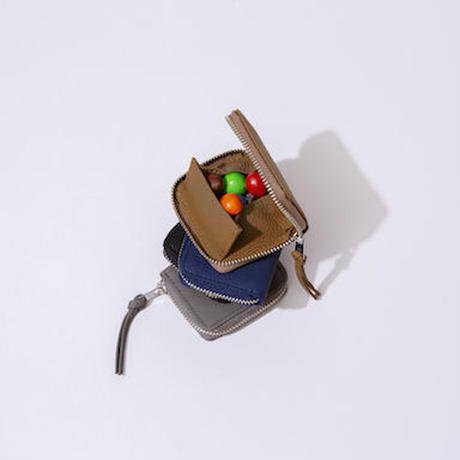 MEN/WOMEN ERA BUBBLE CALF ROUND VERY MINI WALLET
