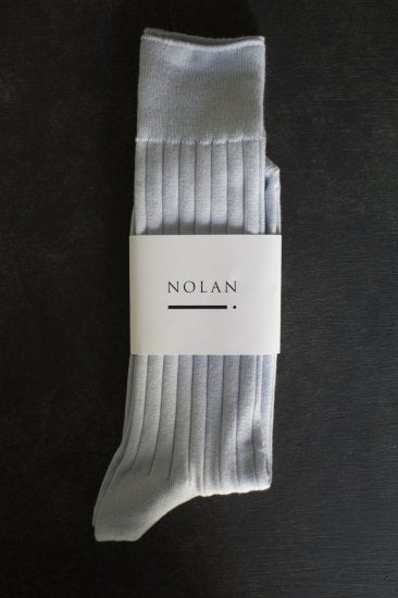MEN NOLAN/ノーラン ギザコットンリブソックス