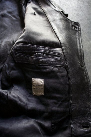 MEN VINTAGE / ビンテージ 70s-80s フランス軍モーターサイクルレザージャケット