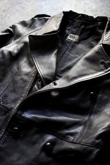 MEN VINTAGE / ビンテージ 70s-80s フランス軍モーターサイクルレザージャケット