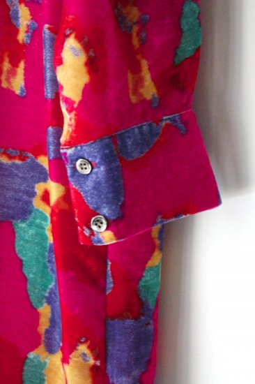 WOMEN DOMENICO+SAVIO / ドメニコアンドサビオ Velvet print 2way scarf collar dress